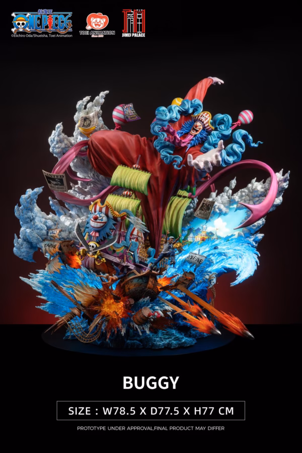 One Piece Jimei Palace Buggy Licensed Resin Statue 1