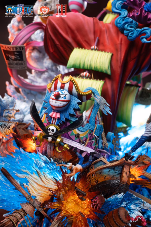 One Piece Jimei Palace Buggy Licensed Resin Statue 4