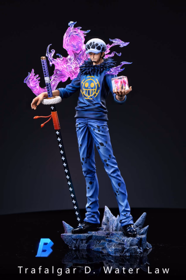 One Piece LX x SY Studio Trafalgar D Water Law Resin Statue 2
