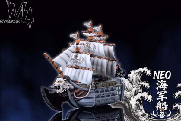 One Piece M4 Studio NEO Naval Ship Resin Statue 1