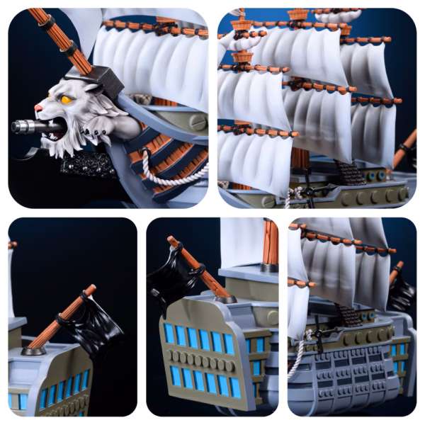 One Piece M4 Studio NEO Naval Ship Resin Statue 3