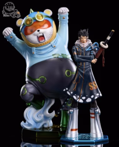 One Piece RZ Studio Egghead Law x Bepo Resin Statue