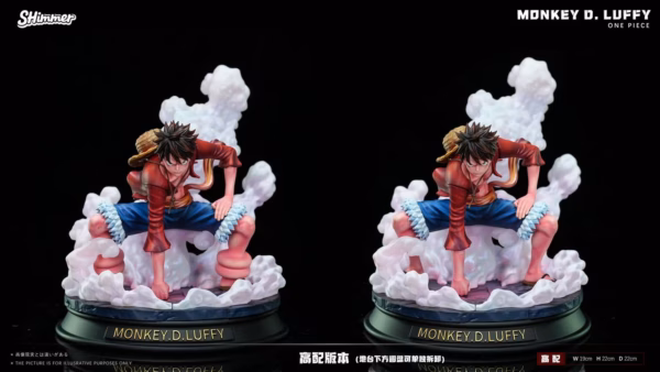 One Piece Shimmer Studio Straw Hat Luffy Resin Statue 1