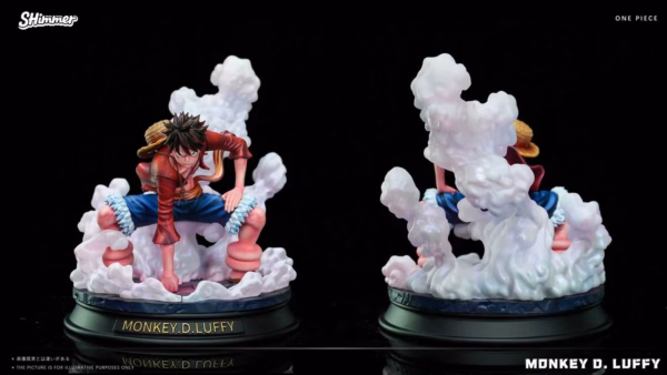One Piece Shimmer Studio Straw Hat Luffy Resin Statue 3