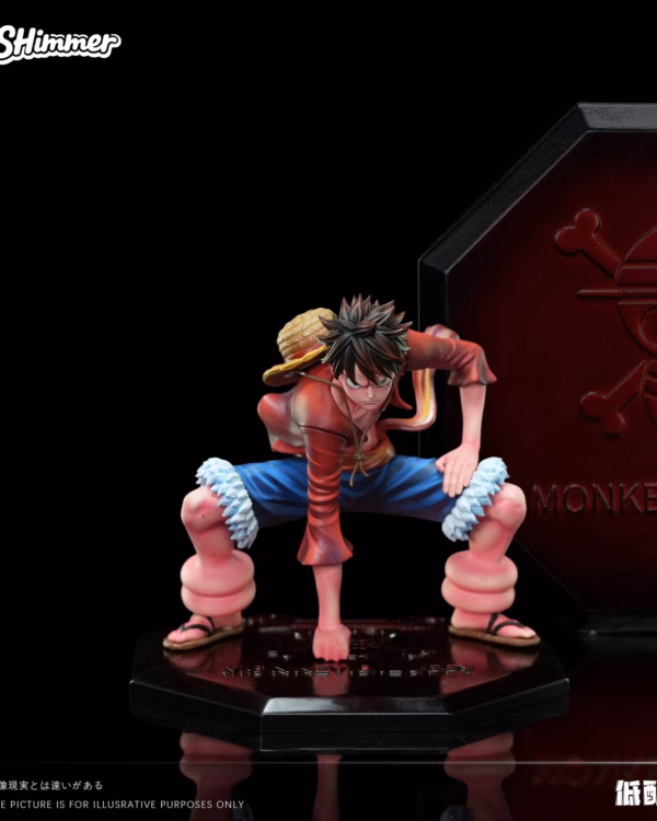 One Piece Shimmer Studio Straw Hat Luffy Resin Statue 4