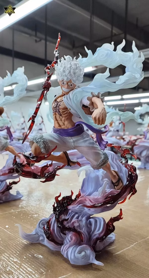 One Piece Super Bomb Studio Nika Luffy Resin Statue 1