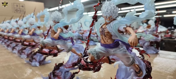 One Piece Super Bomb Studio Nika Luffy Resin Statue 3