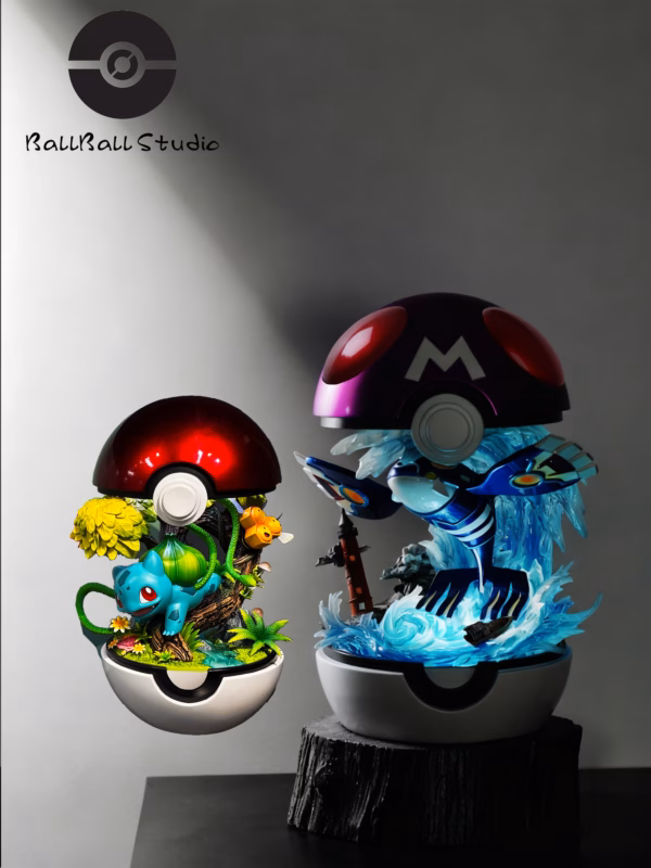 Pokemon BallBall Studio Kyogre Resin Statue 5