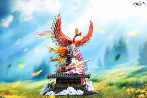 Pokemon Cybera Studio Ho Oh Resin Statue 1