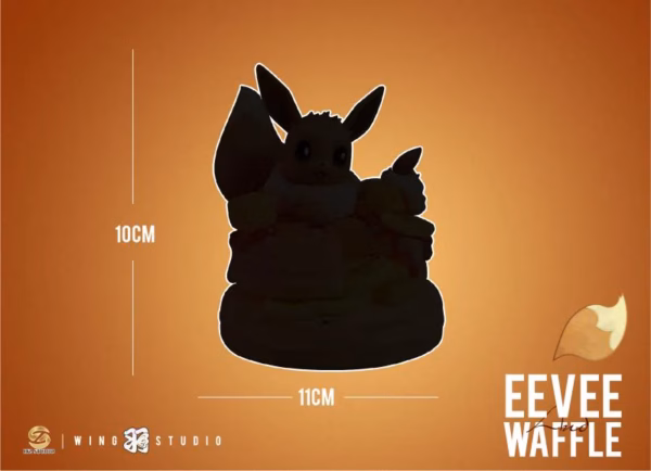 Pokemon HZ Studio Waffle Eevee Resin Statue 3
