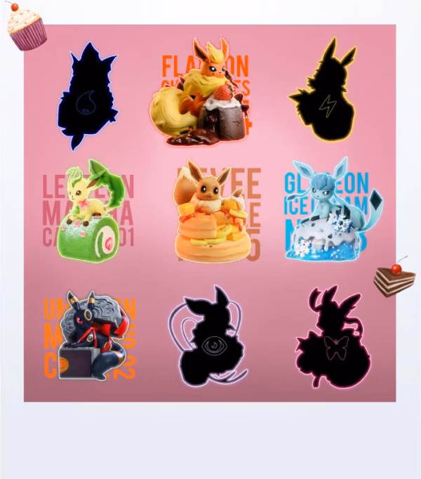 Pokemon HZ Studio Waffle Eevee Resin Statue 4