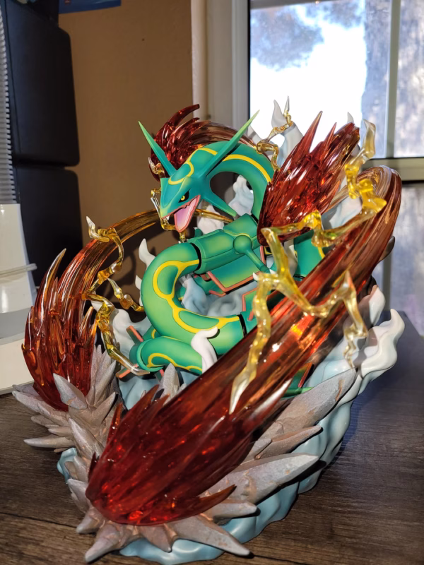 Pokemon ILL ILLEGAL Factory Studio Emerald Version Rayquaza Resin Statue