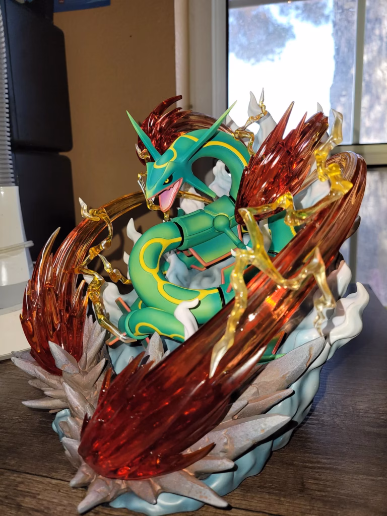 Pokemon ILL ILLEGAL Factory Studio Emerald Version Rayquaza Resin Statue