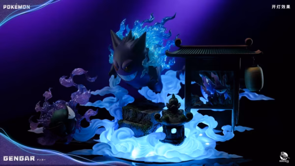 Pokemon Raven Studio Gengar Resin Statue 3