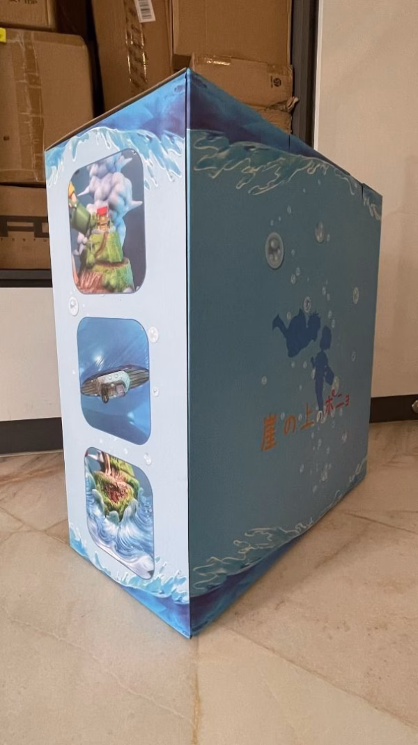 Ponyo on the Cliff Wind Studio Ponyo x Sosuke Resin Statue 5