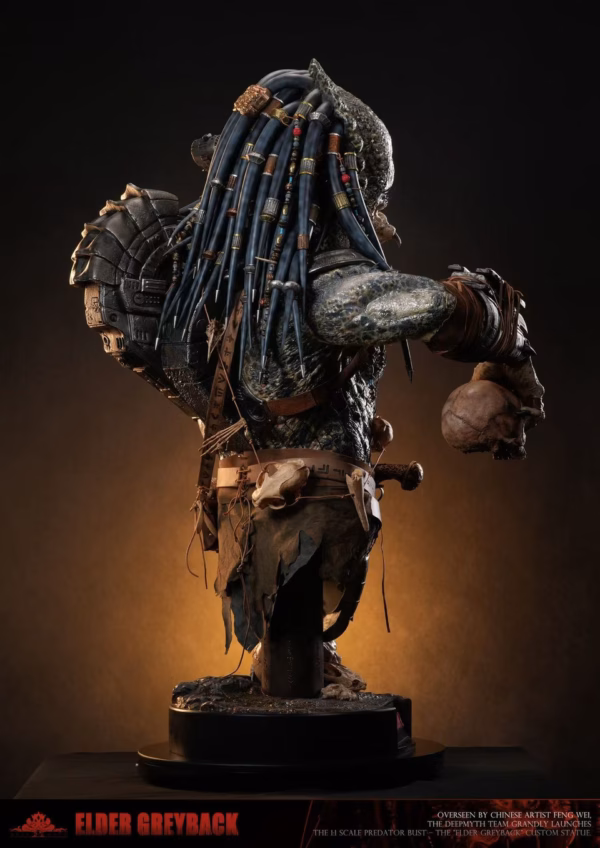 Predator 2 DEEPMYTH Studio Elder Greyback Bust Resin Statue 6