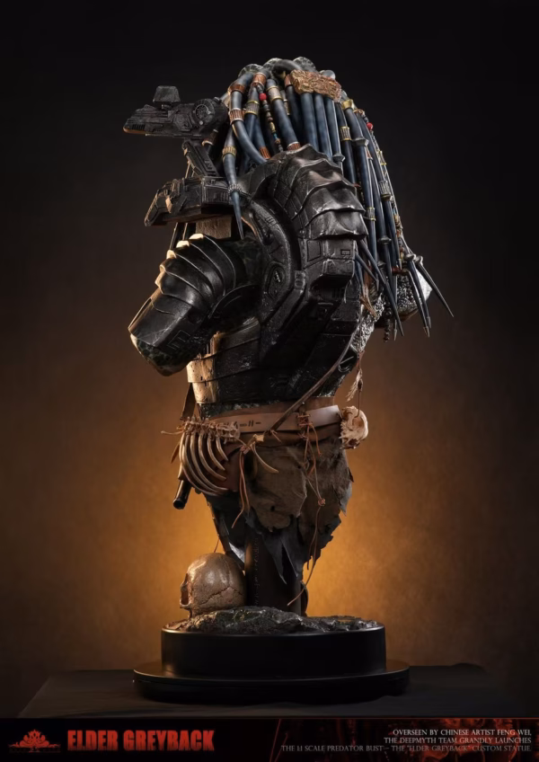 Predator 2 DEEPMYTH Studio Elder Greyback Bust Resin Statue 7