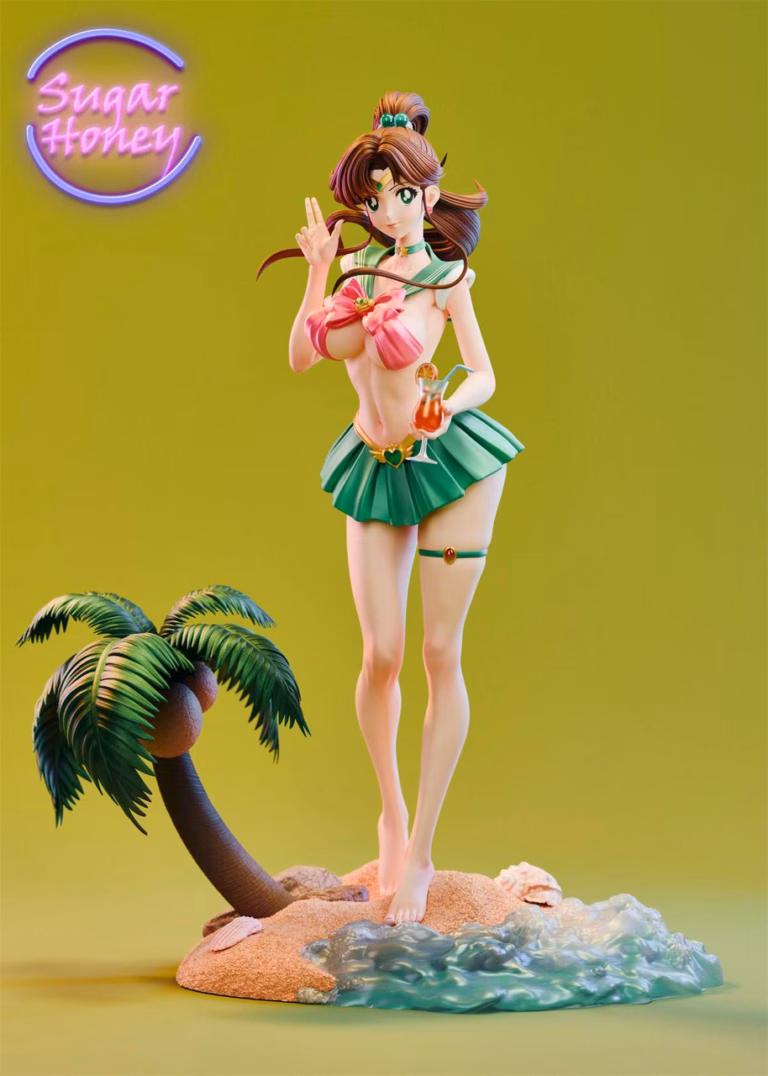 Sailor Moon Sugar Honey Studio Swimsuit Kino Makoto Resin Statue