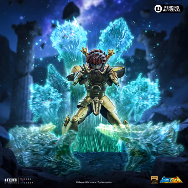 Saint Seiya Iron Studio Libra Dohko Licensed Resin Statue 1