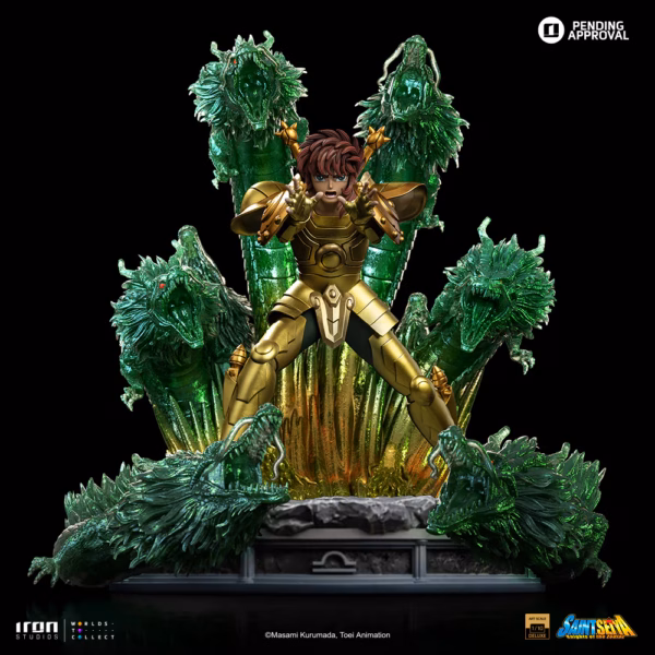 Saint Seiya Iron Studio Libra Dohko Licensed Resin Statue 2