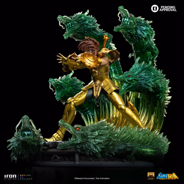 Saint Seiya Iron Studio Libra Dohko Licensed Resin Statue 3