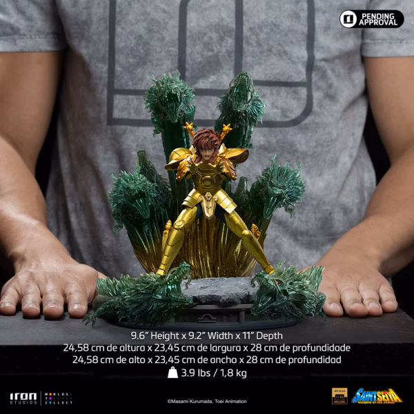 Saint Seiya Iron Studio Libra Dohko Licensed Resin Statue 6