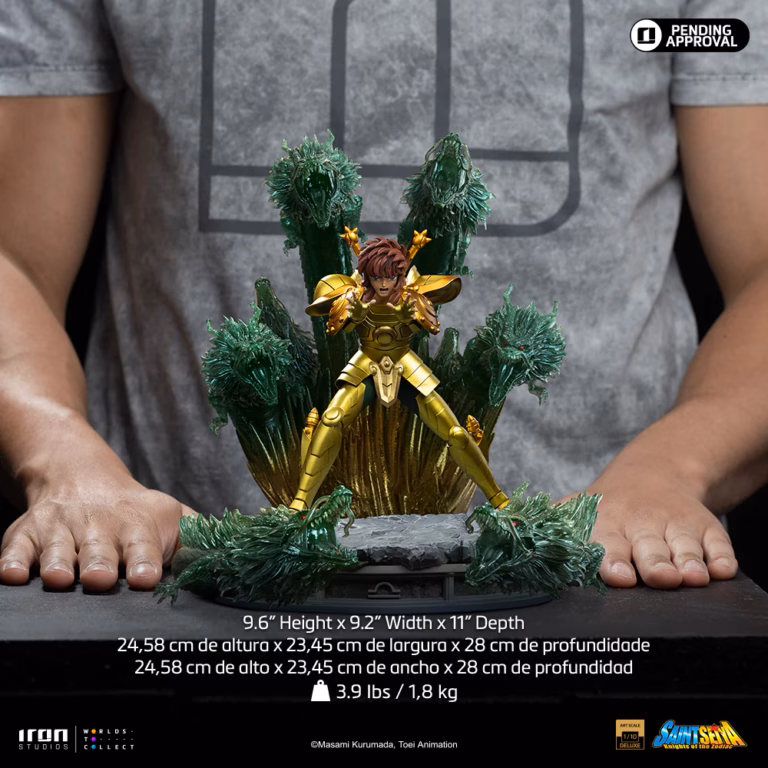 Saint Seiya Iron Studio Libra Dohko Licensed Resin Statue