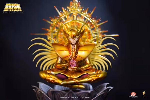 Saint Seiya Soul Wing Gold Myth Cloth Virgo Shaka Resin Statue 4