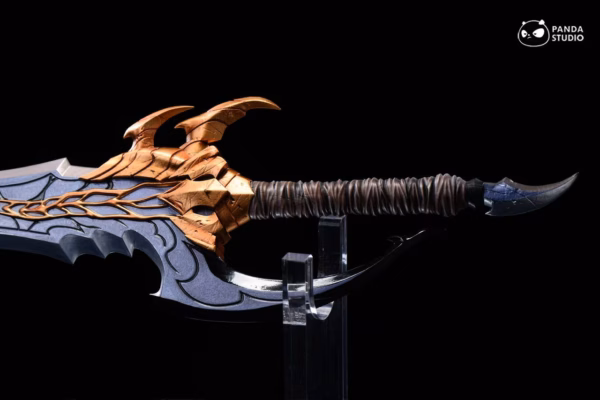 Solo Leveling Panda Studio Sung JinWoos Weapon Kasakas Venom Fang x Knight Killer Resin Statue 5