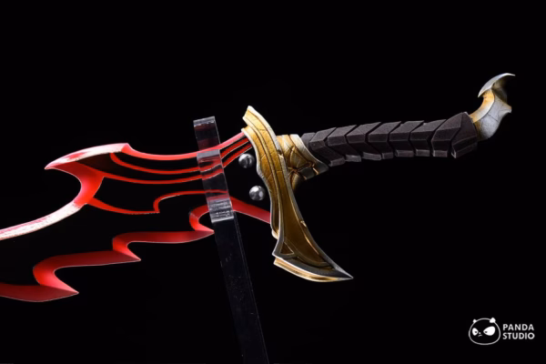 Solo Leveling Panda Studio Sung JinWoos Weapon Kasakas Venom Fang x Knight Killer Resin Statue 6