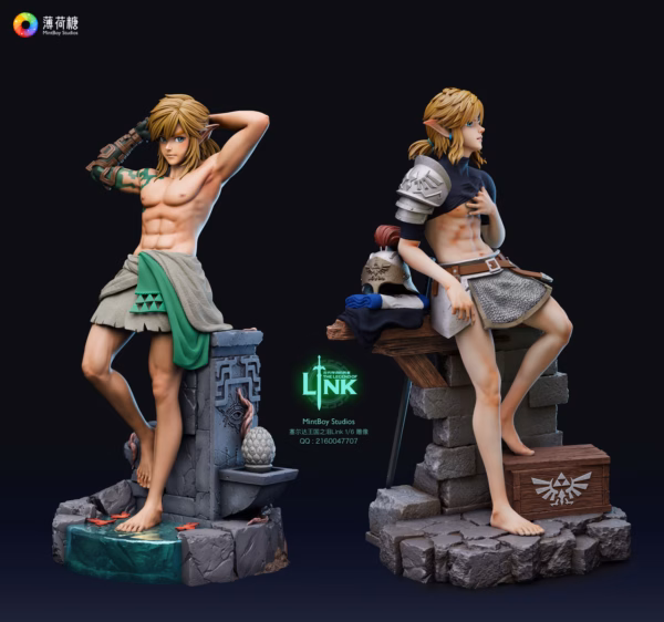 The Legend of Zelda MintBoy Studio Training Soldier Link Resin Statue 5