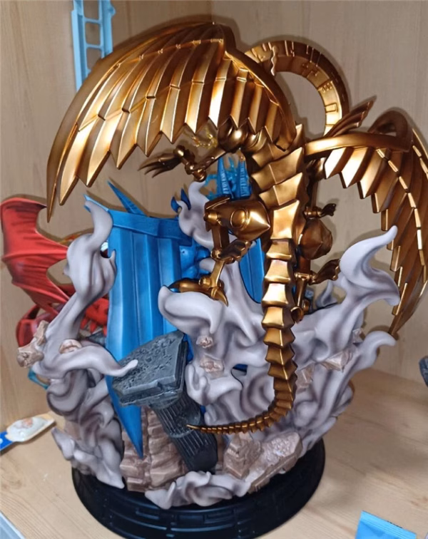YuGiOh Third Space Studio Duel Egyptian God Atem Resin Statue 3