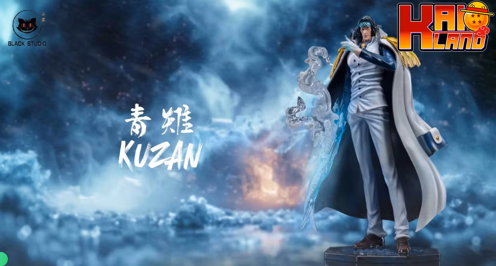 One Piece Black Studio Kuzan Resin Statue