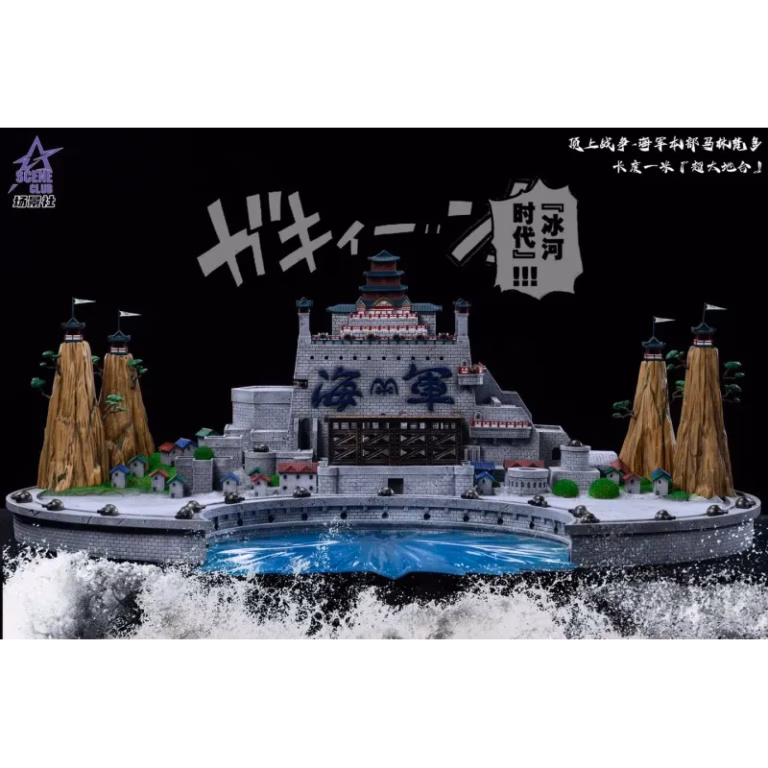 One Piece Scene Club Studio Marineford Resin Statue