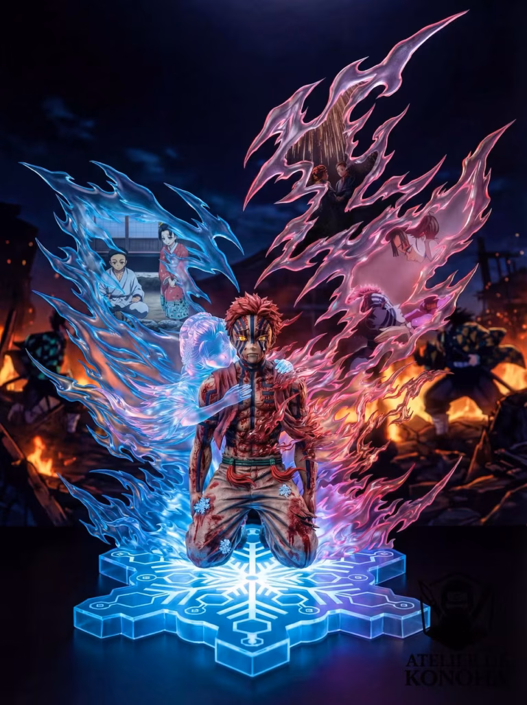Kimetsu No Yaiba Atelier De Konoha Studio Akaza Resin Statue