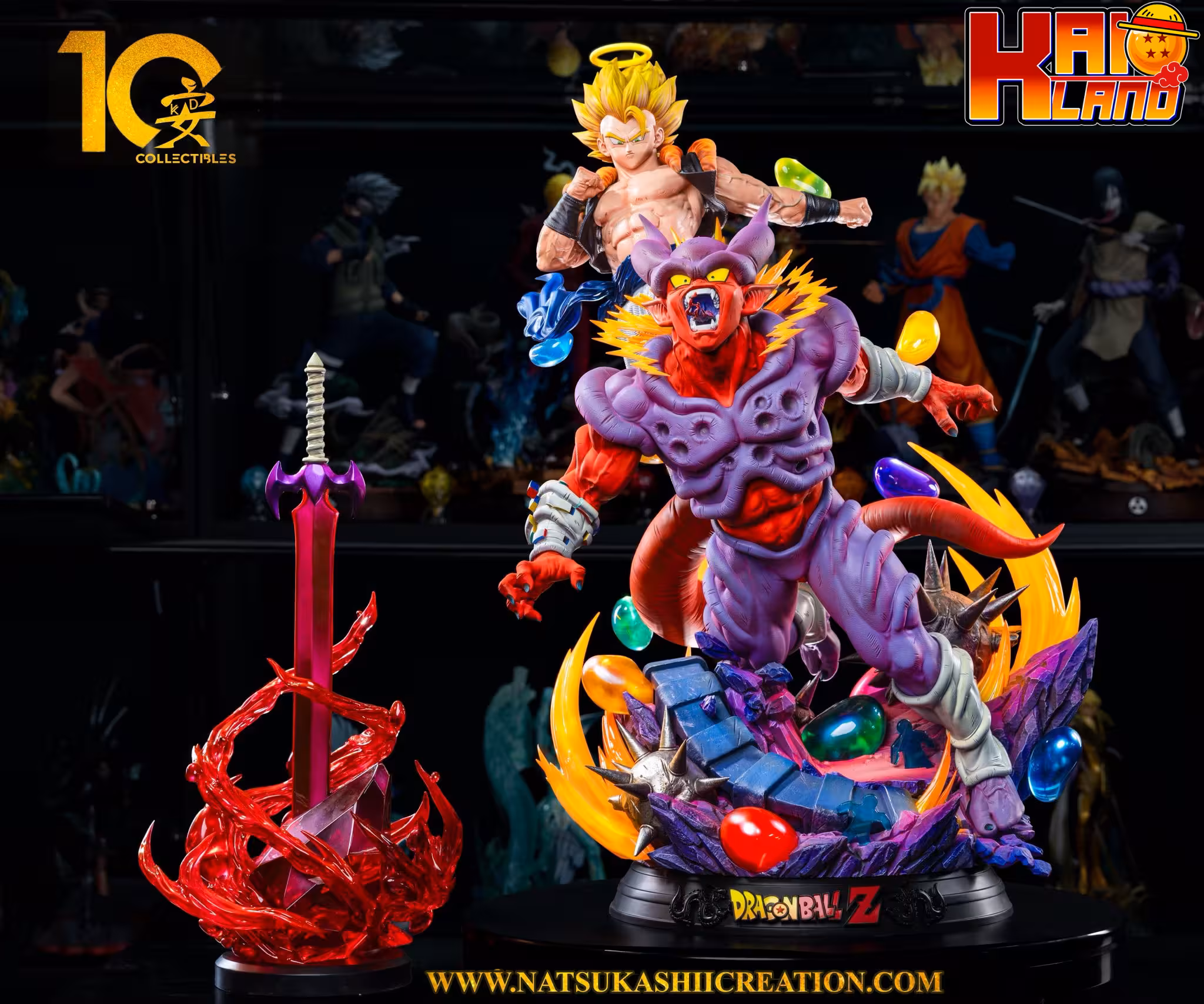 Dragon Ball KD Collectibles Gogeta Vs Janemba Resin Statue