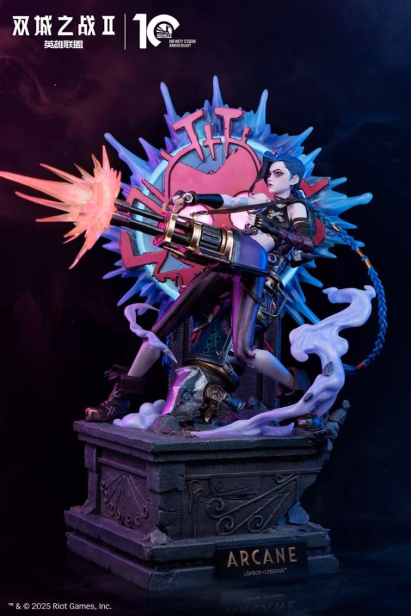 Arcane Infinity Studio Jinx Licensed Resin Statue 2