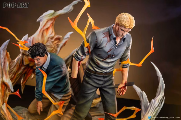 Attack On Titan Pop Art Studio Reiner Braun x Bertholdt Hoover Resin Statue 3