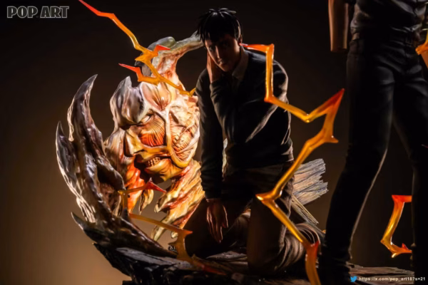 Attack On Titan Pop Art Studio Reiner Braun x Bertholdt Hoover Resin Statue 5