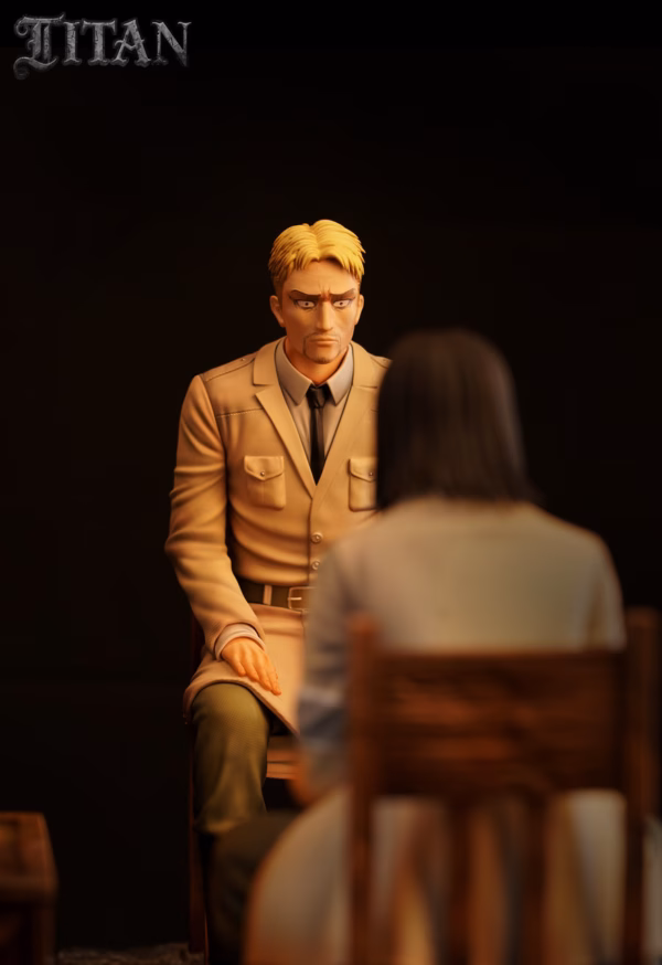 Attack On Titan Titan Studio Eren Jaeger x Reiner Braun x Falco Grice Resin Statue 3