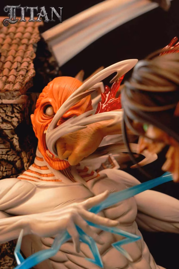 Attack on Titan TITAN Studio War Hammer Titan Vs Attack on Titan Resin Statue 3