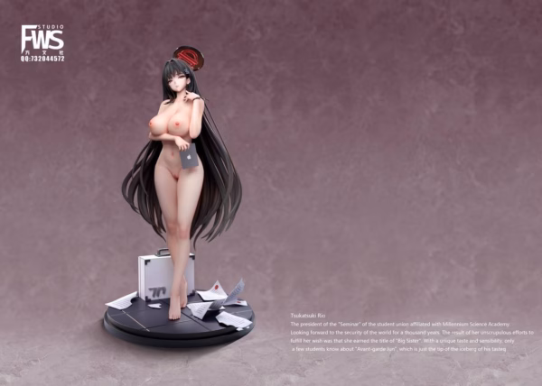 Blue Archive FWS Studio Exclusive Secretary Tsukatsuki Rio Resin Statue 5
