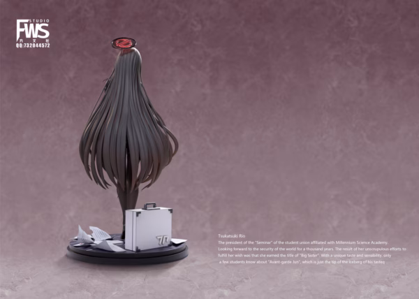 Blue Archive FWS Studio Exclusive Secretary Tsukatsuki Rio Resin Statue 7