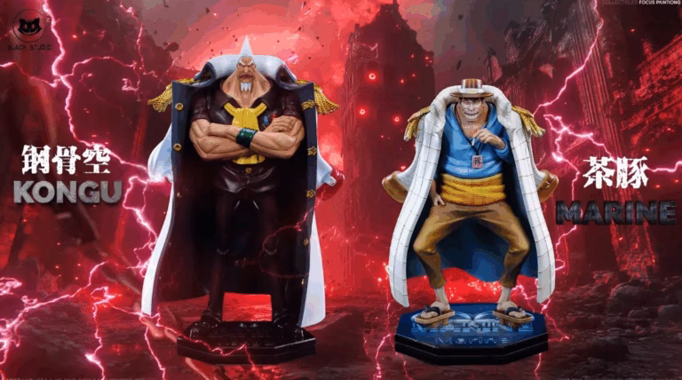 One Piece Black Studio Kong x Tokikake Resin Statue