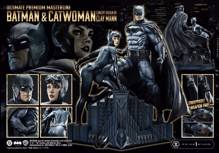 Batman Prime Studio Batman x Catwoman Licensed Resin Statue