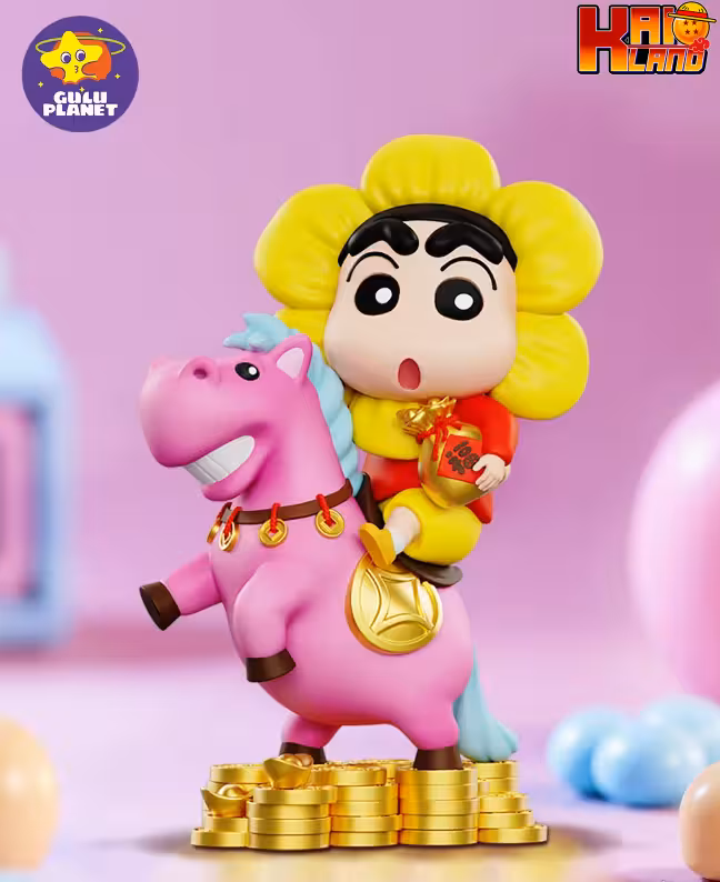 Crayon Shin chan Zebra Studio Shinnosuke Nohara New Year Resin Statue