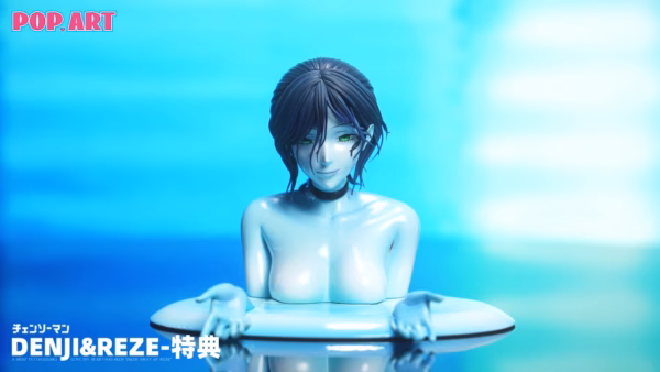 Chainsaw Man POP ART Studio Denji x Reze Sweet Kiss Resin Statue 5