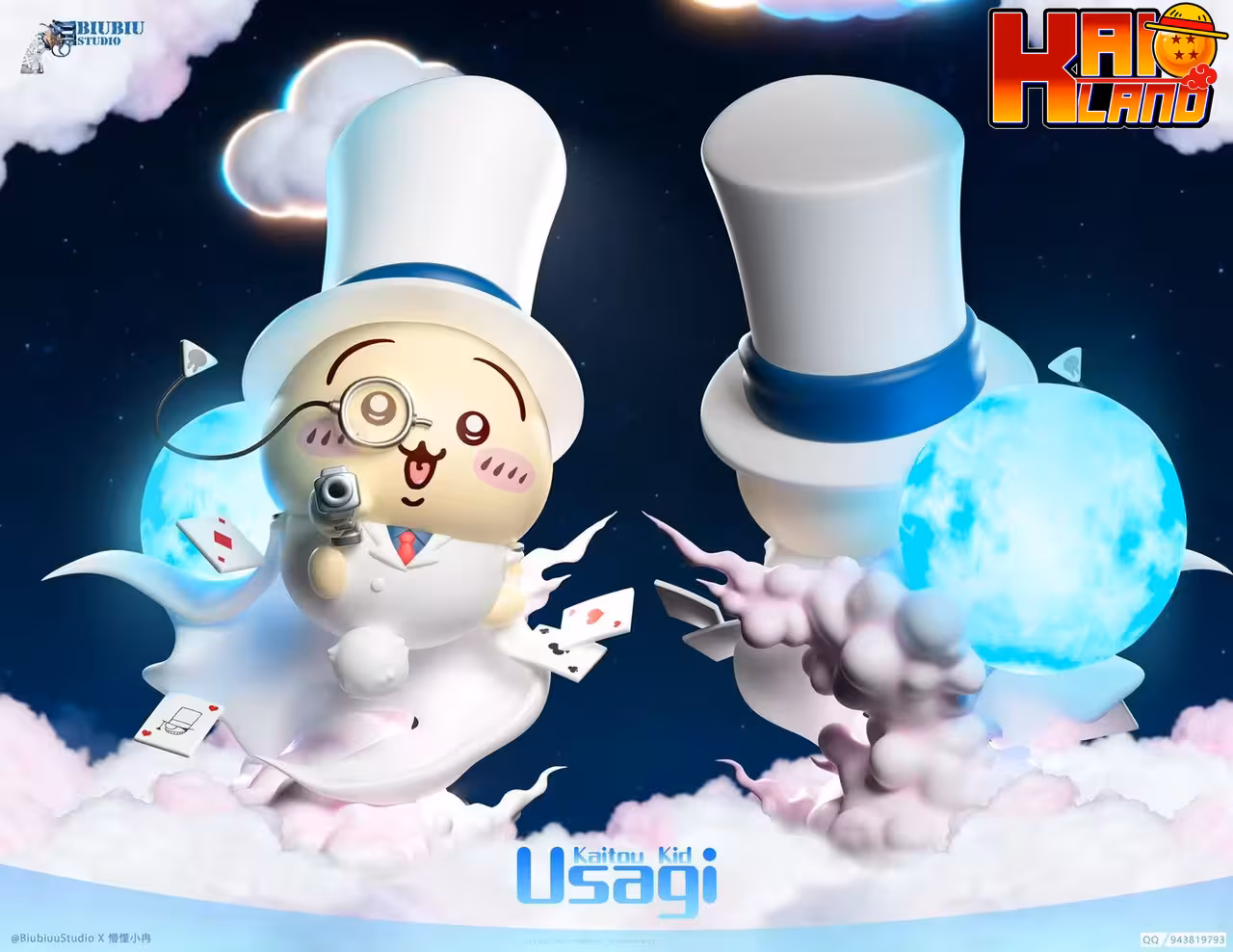 Chiikawa Biubiu Studio Usagi Cos Kid the Phantom Thief Resin Statue