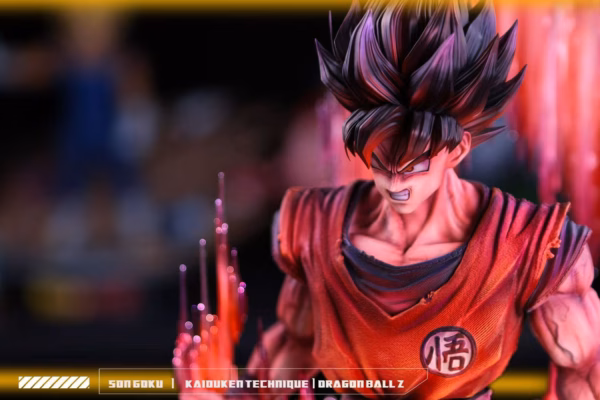 Dragon Ball YunQi Studio Goku Kaio ken Resin Statue 4