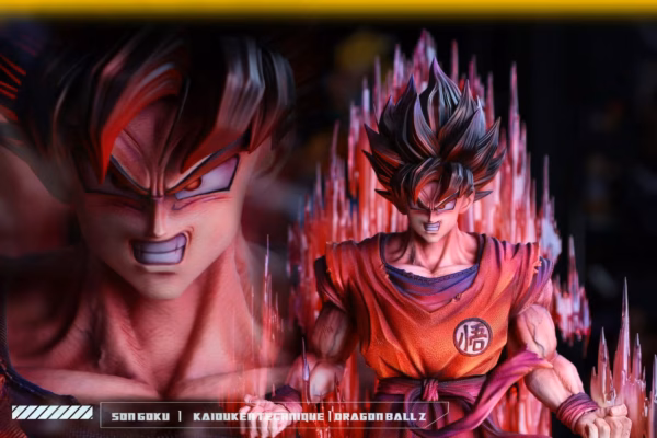 Dragon Ball YunQi Studio Goku Kaio ken Resin Statue 6